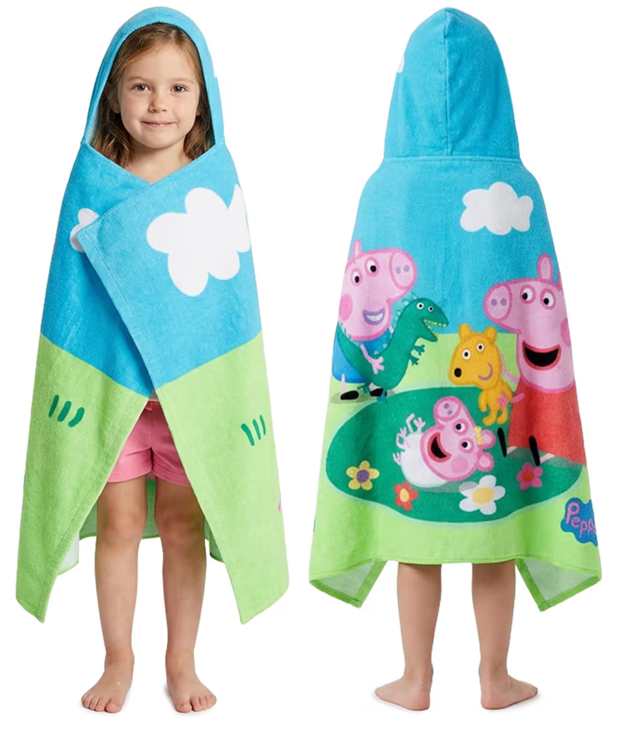 Peppa Pig Hooded Towels for Girls