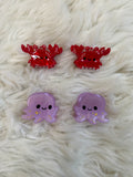 4pcs Ocean Mini Hair Clips