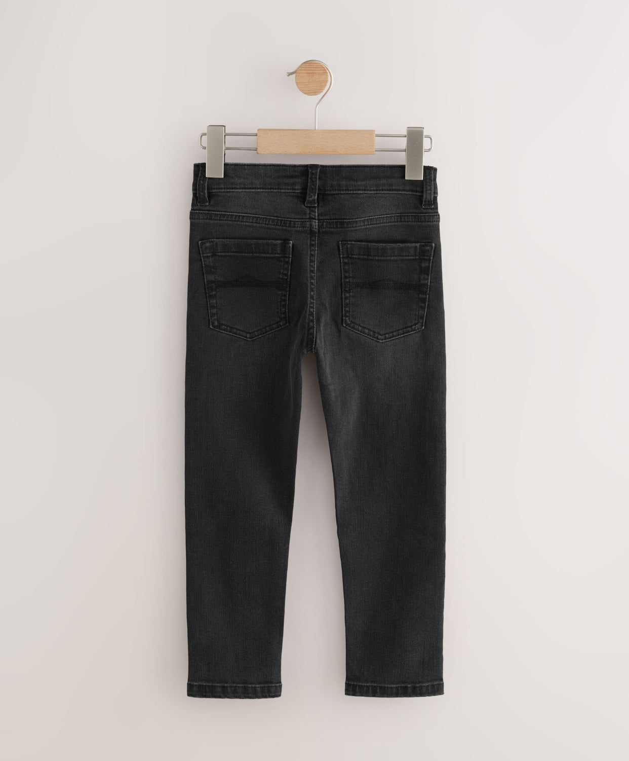 Washed Black Skinny Fit Stretch Jeans