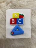 2pcs school hair clips