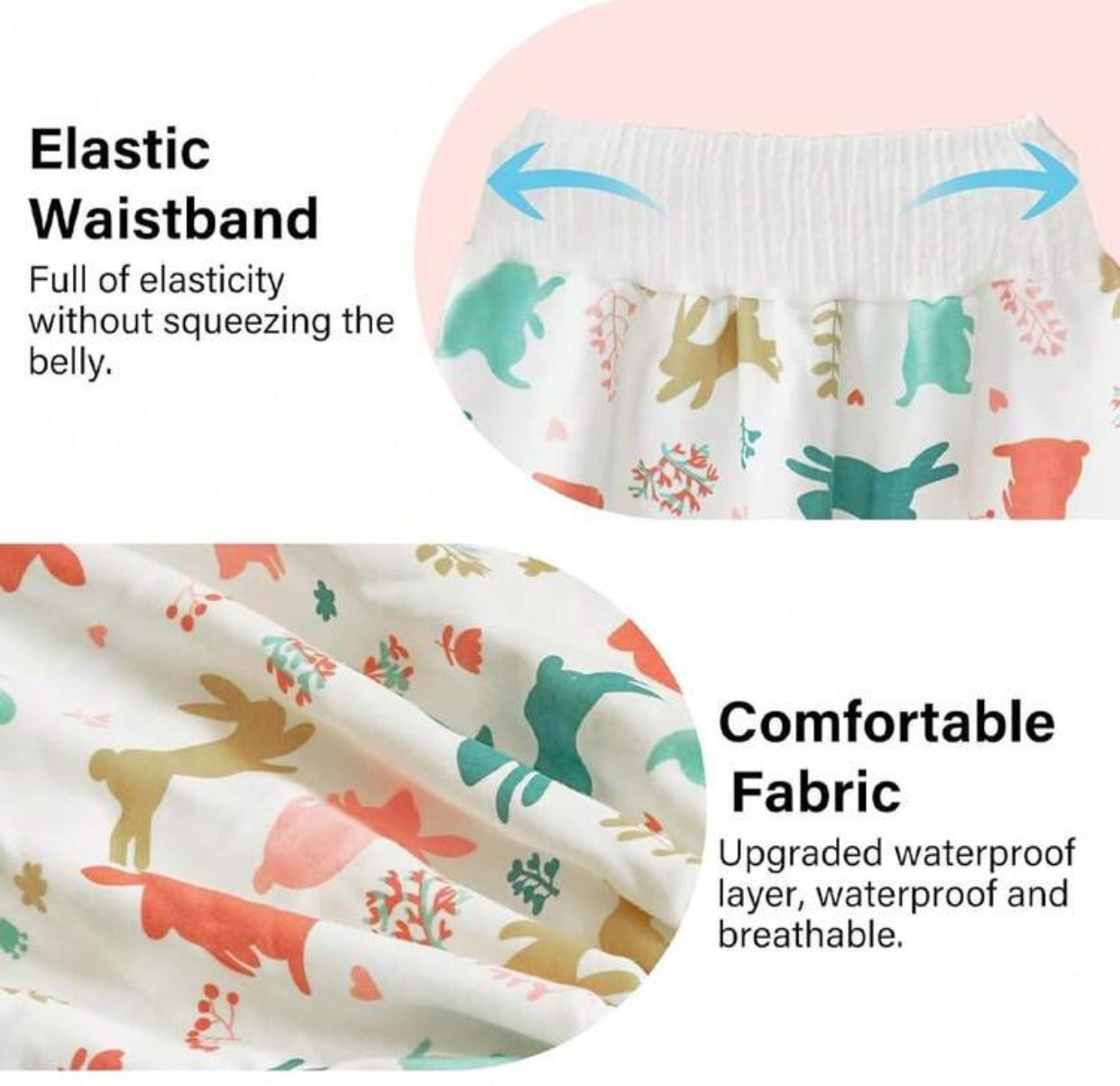 1pc Reusable Waterproof Potty Training Pants (immediate)