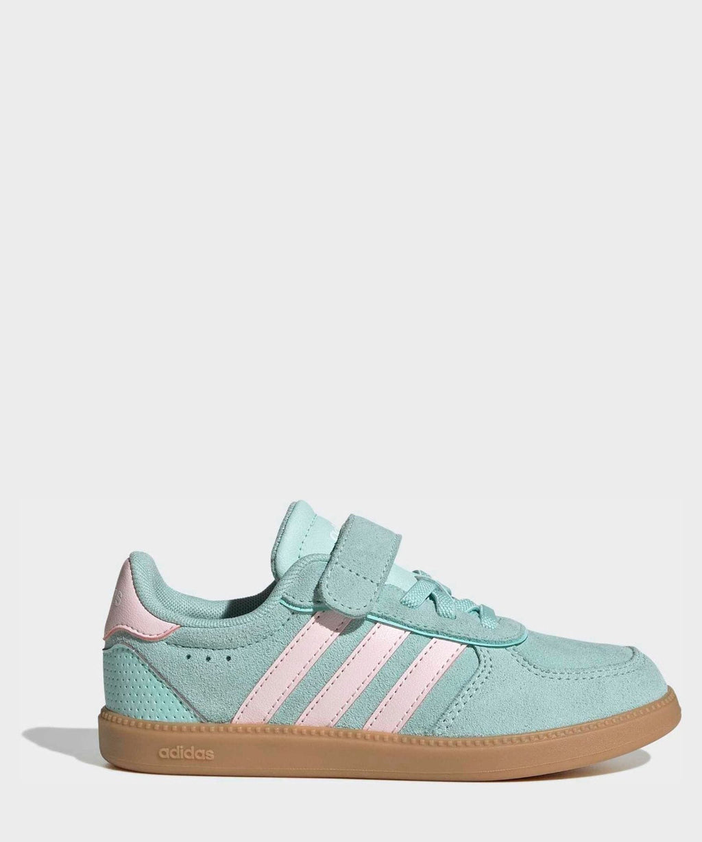 adidas Aqua Blue Breaknet Sleek Kids Trainers
