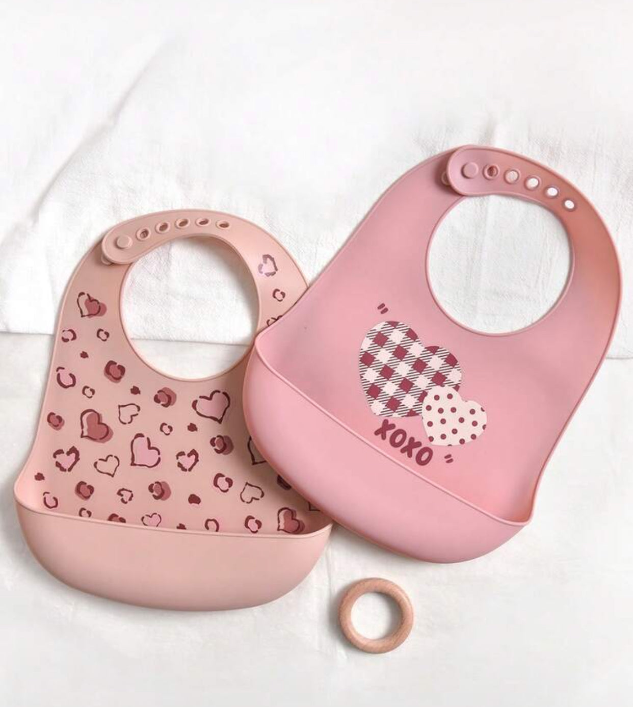 2pcs Silicone Baby/Infant Bib (immediate)