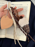 1pc Cute Knitted Ice Cream Bag chain (immediate)