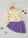 Baby Girl 2pcs Knitwear Set