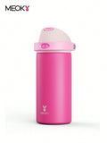 Meoky 530 ml Vacuum Insulated Water Bottle With 2-In-1 Straw And Spout Lid