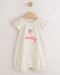 Ecru Fruit All Over Print I Love My Daddy
Jersey Baby Romper