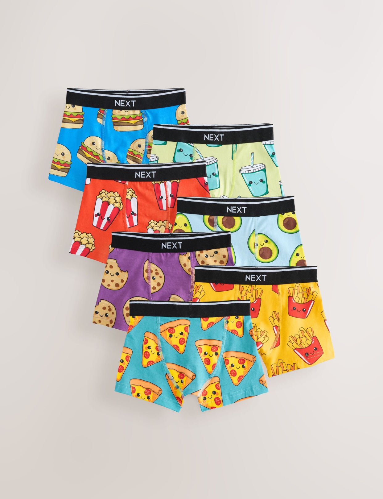 Food Print Trunks 7 Pack