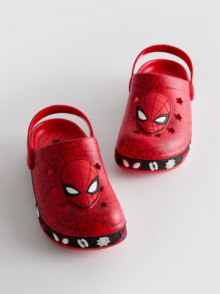 MARVEL Spider-Man Light Up Clogs