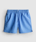 A pair of microfibre swimming shorts with drawstring waistline, and inner mesh