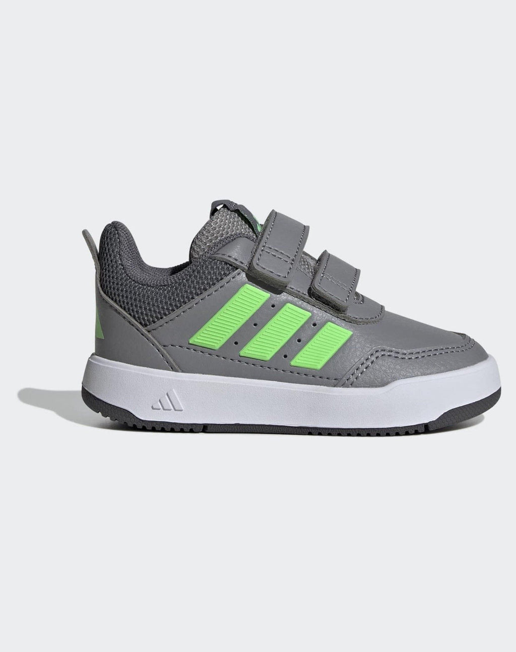 adidas Grey Hook and Loop Tensaur Sport 3.0Infant Trainers