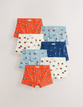Red/Blue Emergency Vehicles Boxers 7 Pack