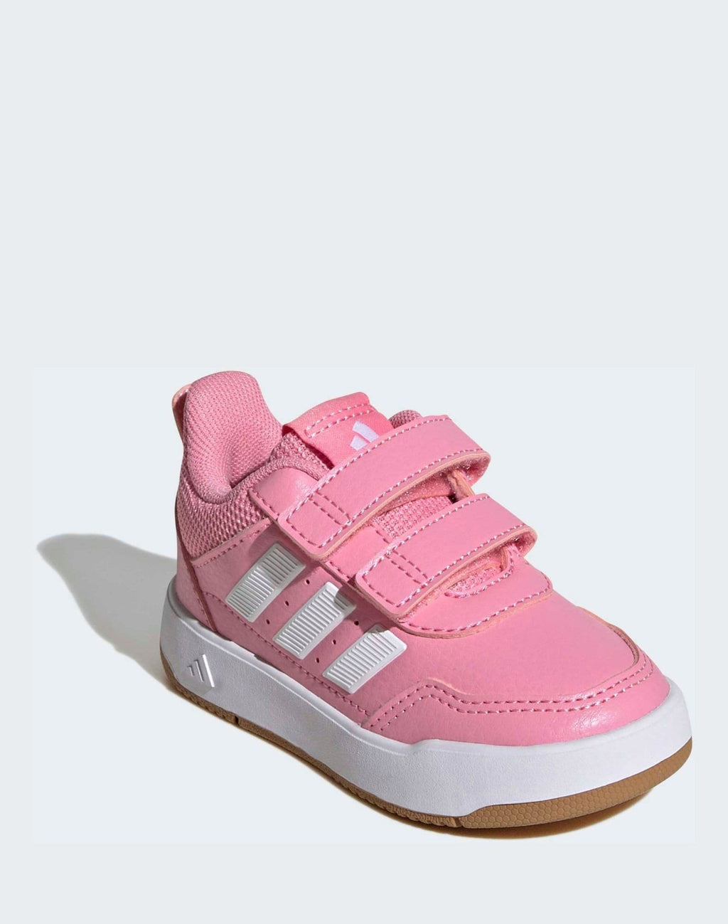 adidas White Tensaur Hook and Loop Infant Trainers