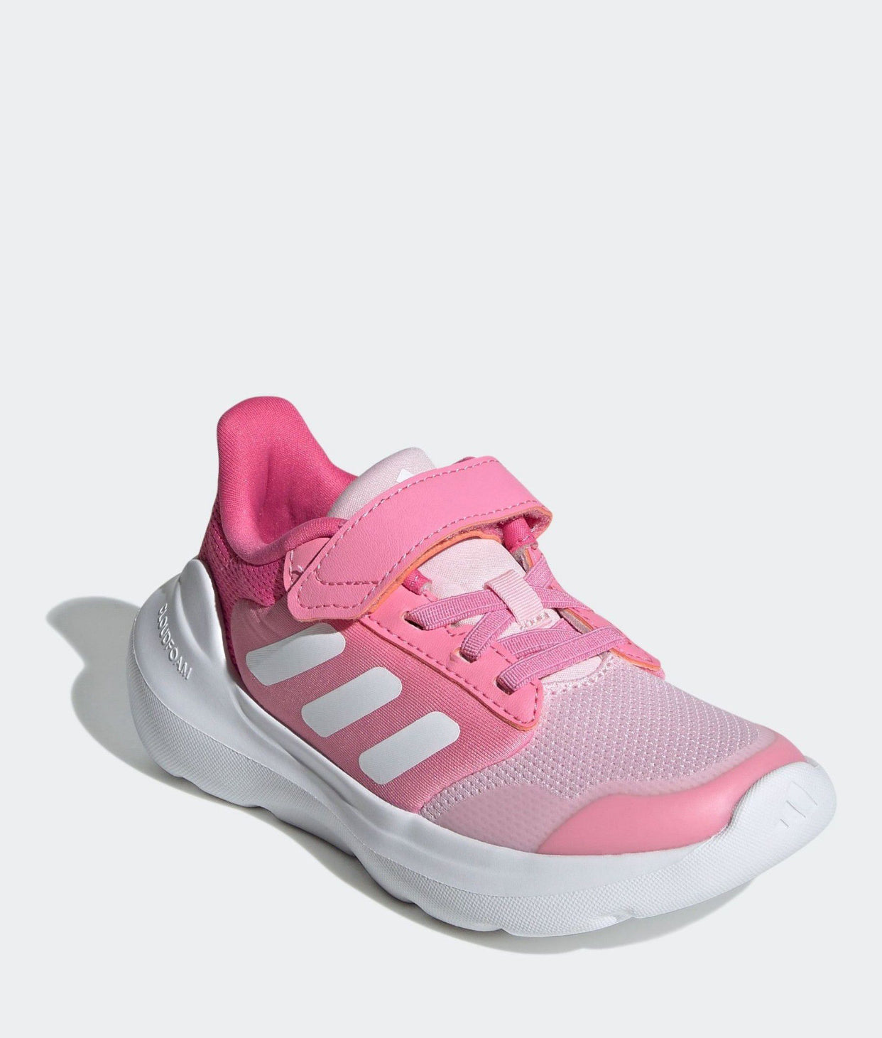 adidas Pink Tensaur Run 2.0 Hook and Loop Kids Trainers