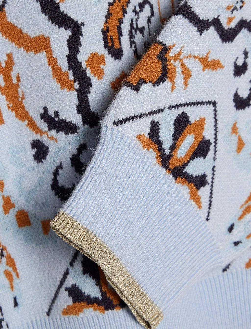 River Island Blue Floral Jumper