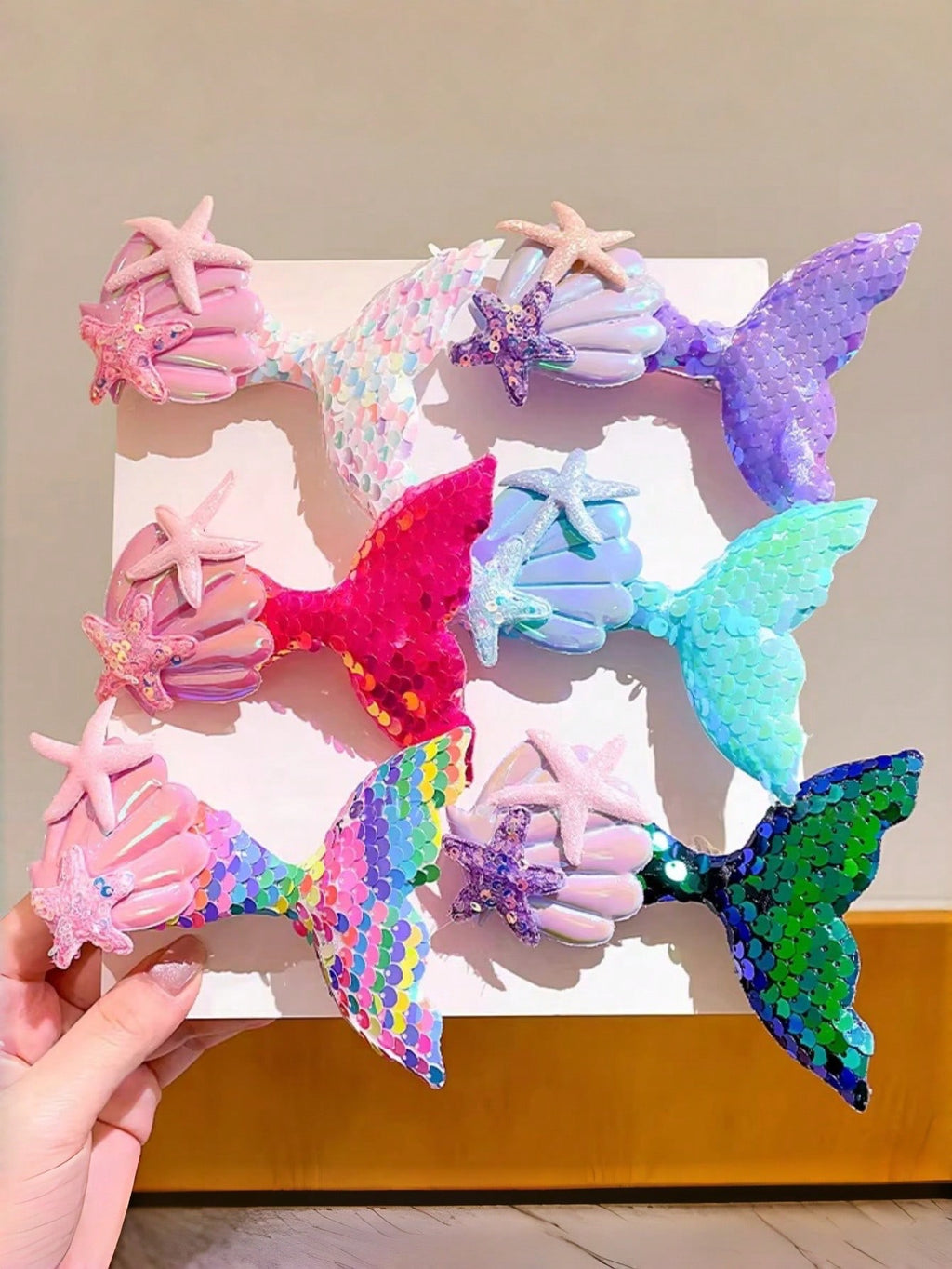1pc mermaid hair clip