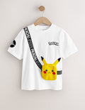 White Pokémon Short Sleeve T-Shirt