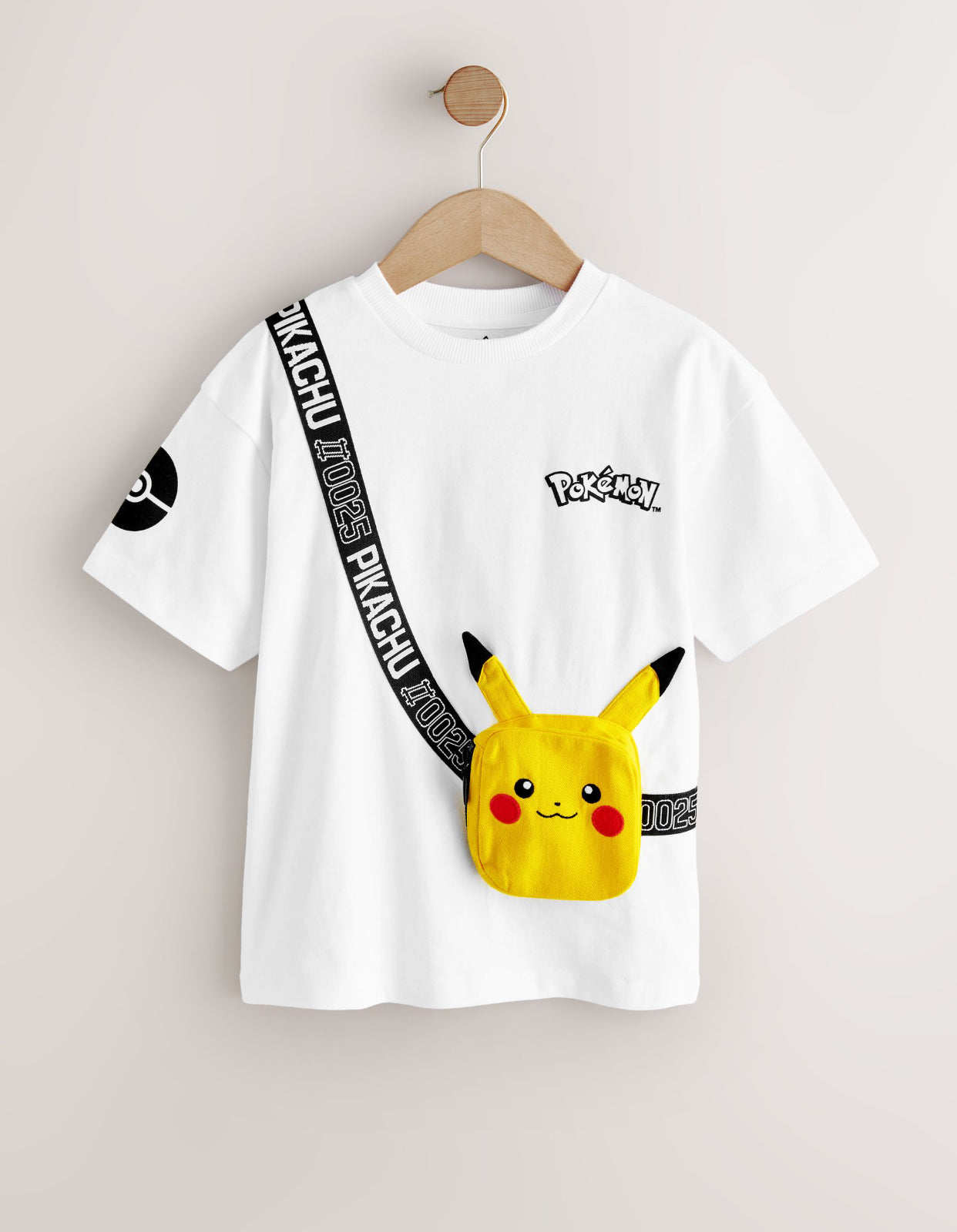 White Pokémon Short Sleeve T-Shirt
