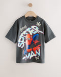 Charcoal Grey Gel Spiderman Short
Sleeve T-Shirt