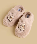 Winnie the Pooh Embroidered Bedroom Mules