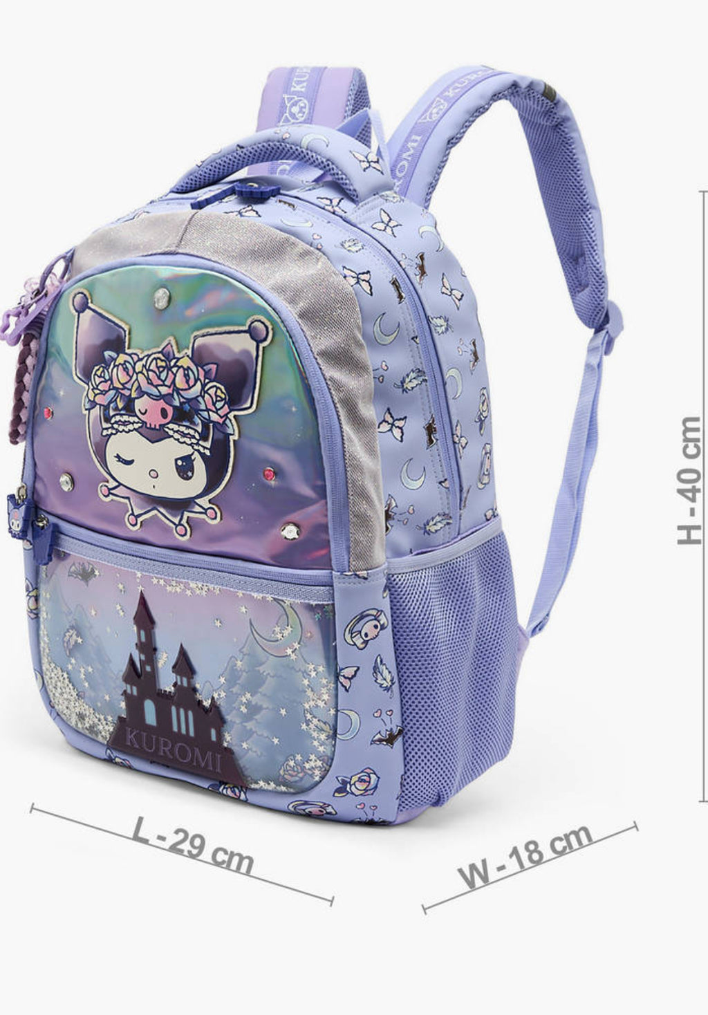 Kuromi Backpack 16 inch