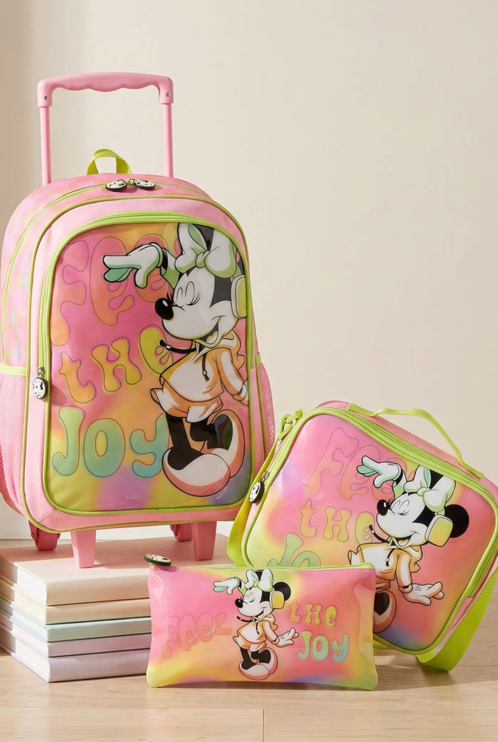 Minnie Mouse Trolly Bag Set 16 inch