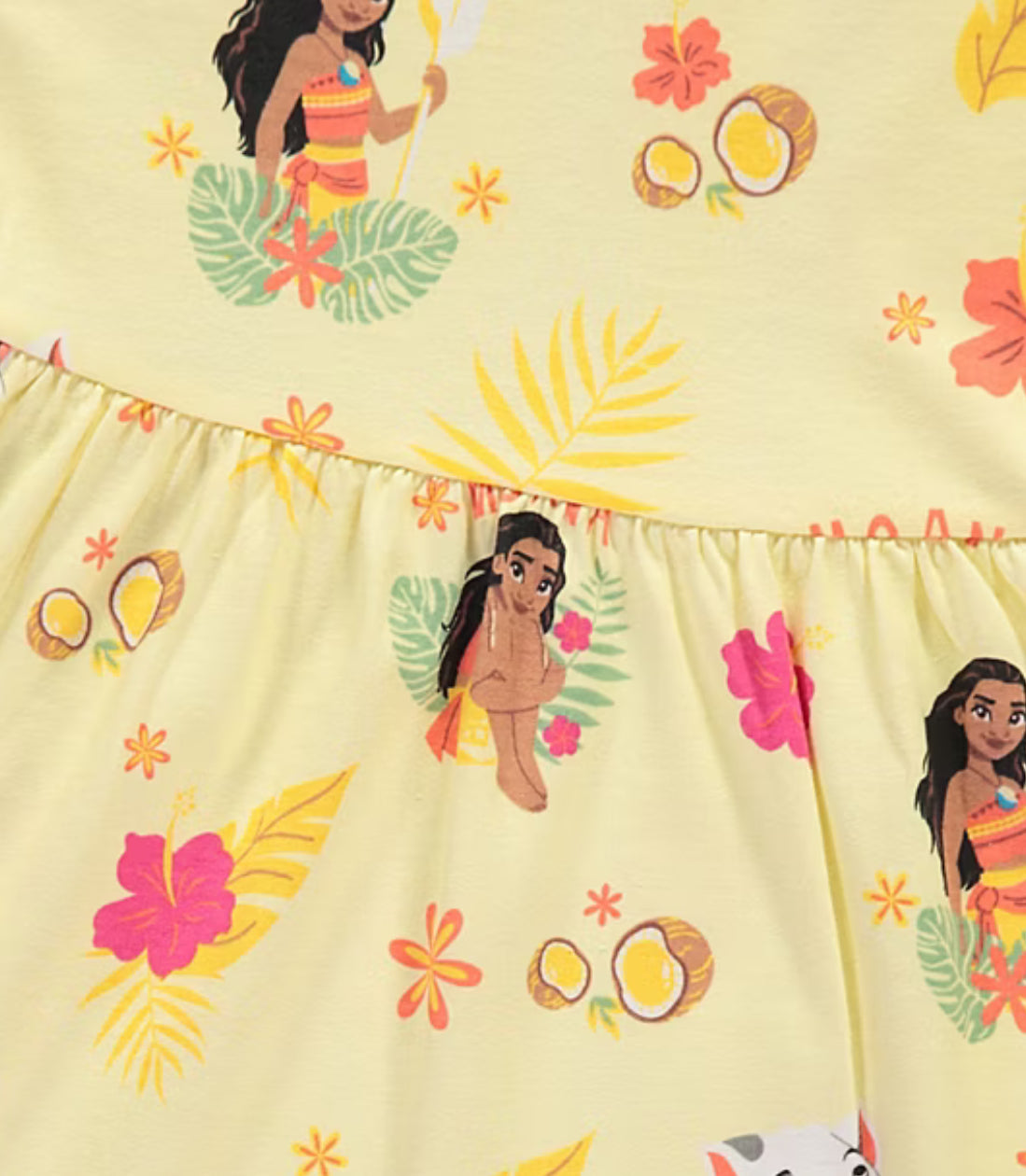 Moana Yellow Character Dress