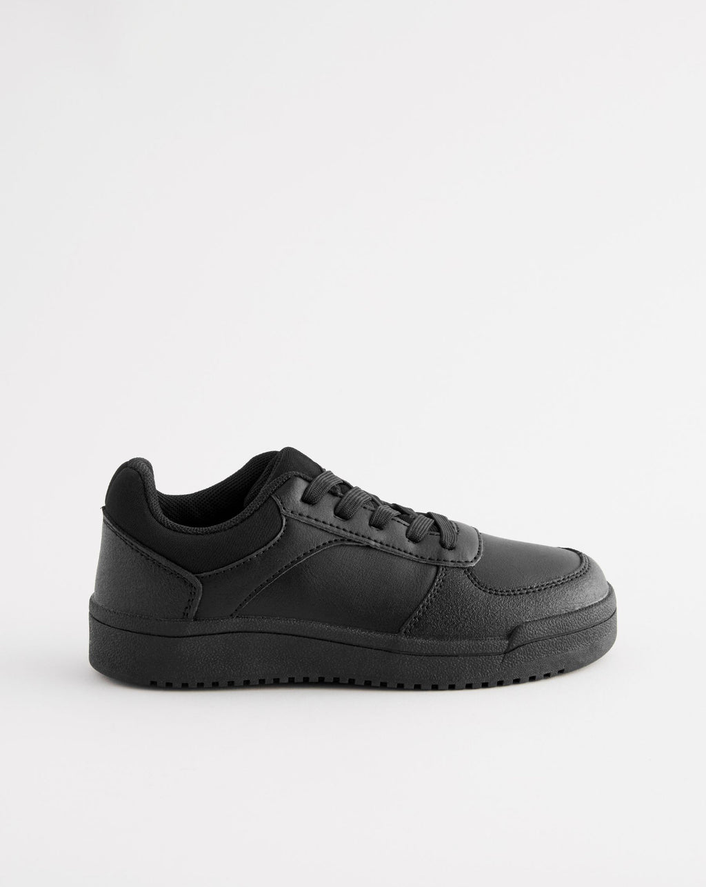 Black Standard Fit (F) School Lace-Up Shoes