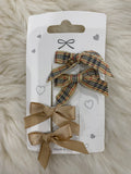 4pcs mini bow clips