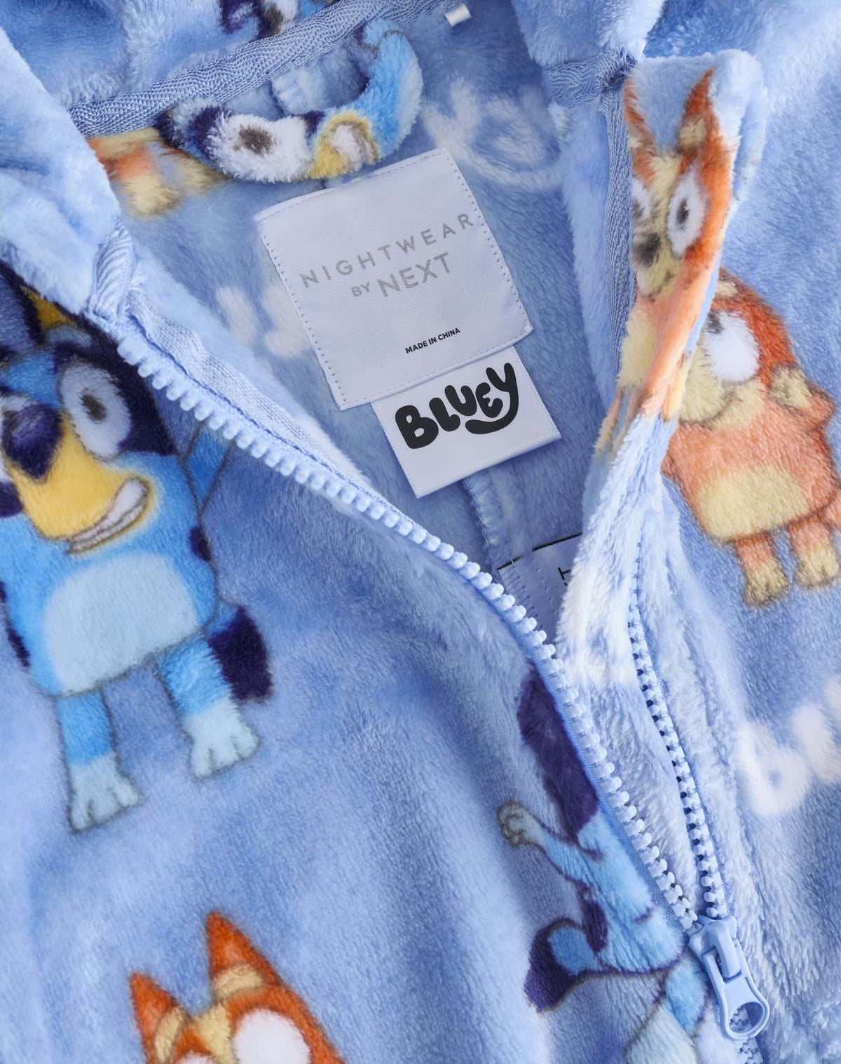 Blue Bluey Fleece All-In-One