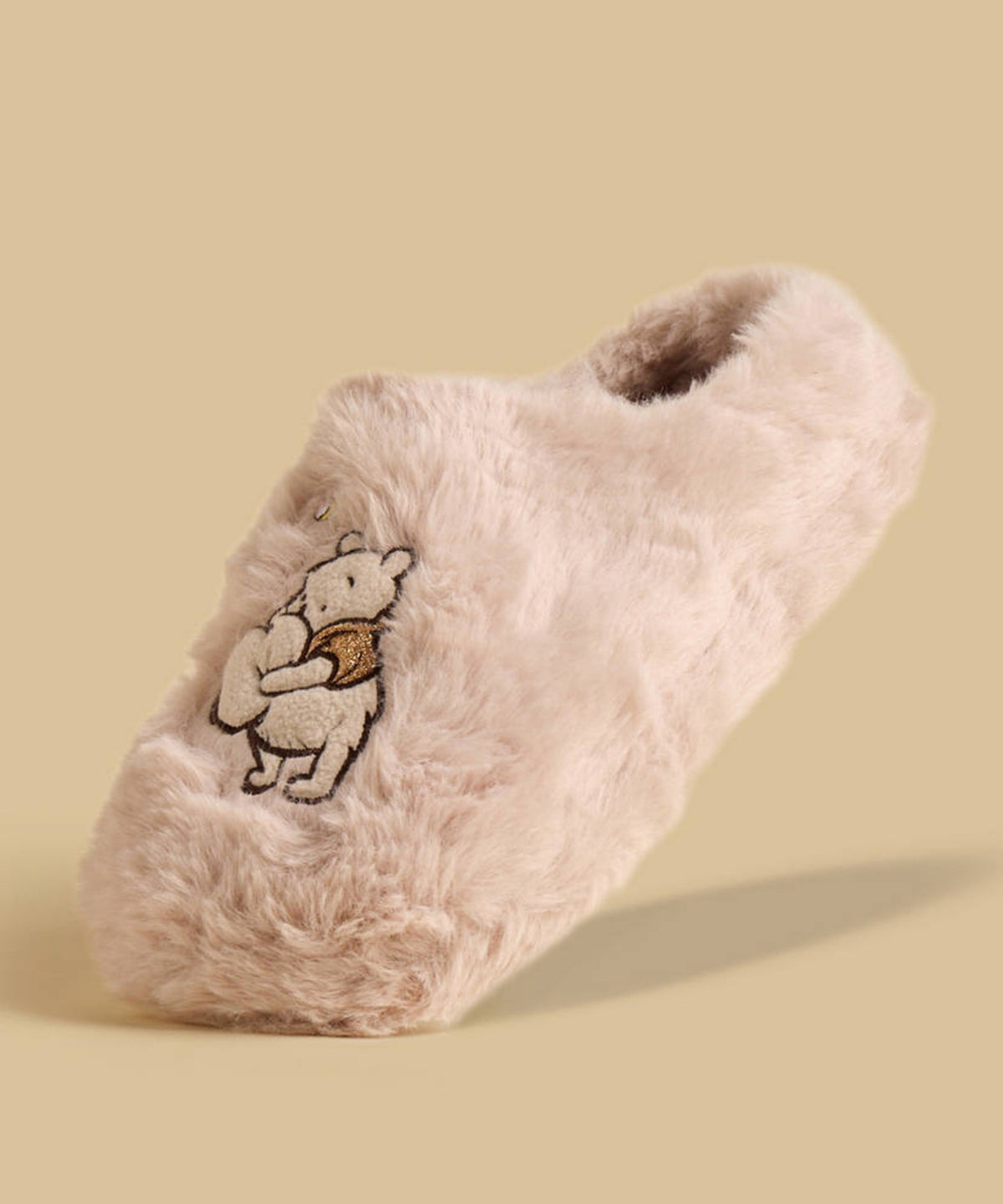 Winnie the Pooh Embroidered Bedroom Mules