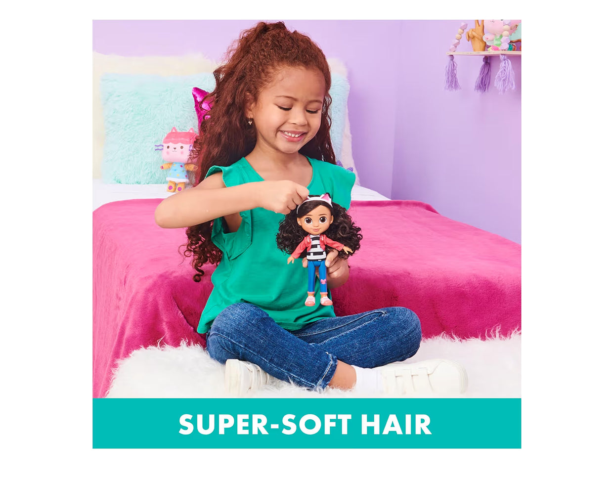 Gabby’s Dollhouse, 20.3-cm Gabby Girl Doll