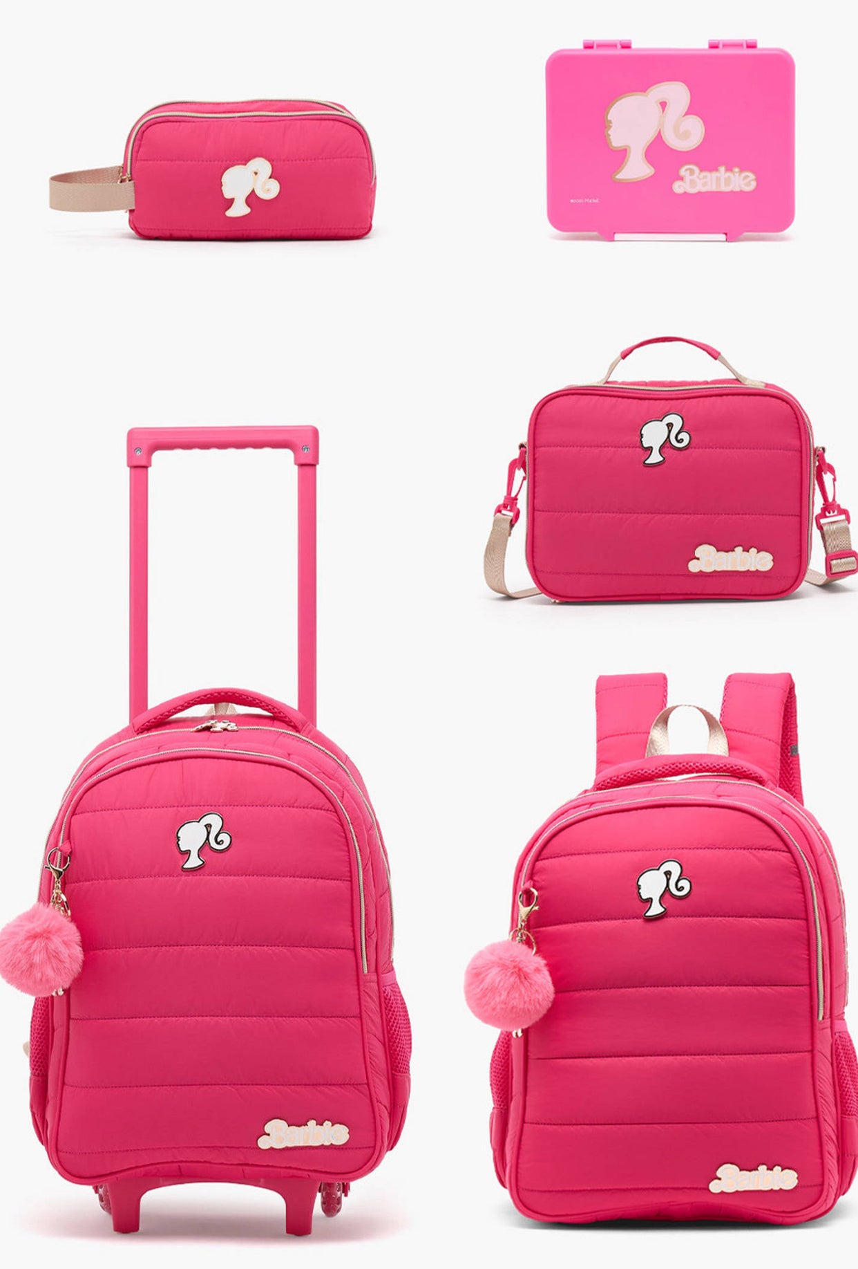 Barbie Textured Lunch Box