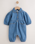 Denim Blue Baby Romper