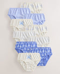 Blue Bow Briefs 10 Pack