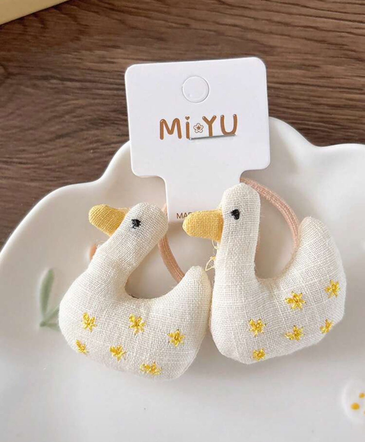 2Pcs duck elastic hair band