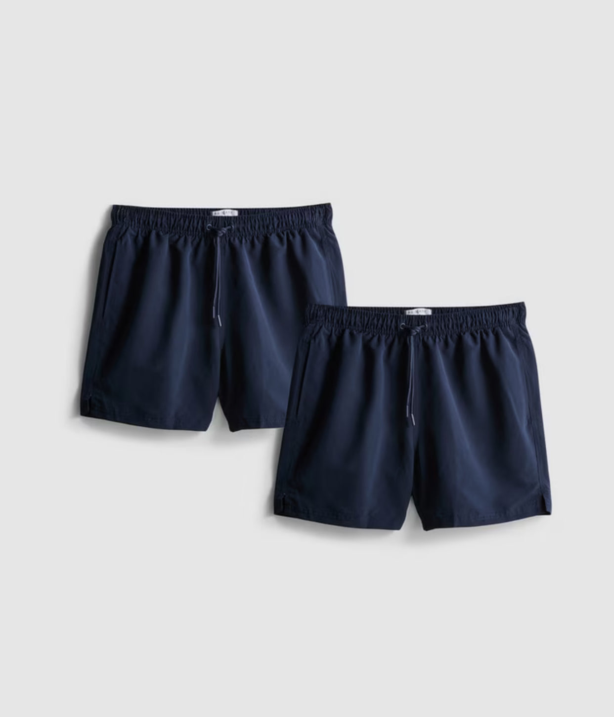 A pair of essential shorts with drawstring waistlines