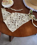 1pc Knitted Triangle Scarf Headband