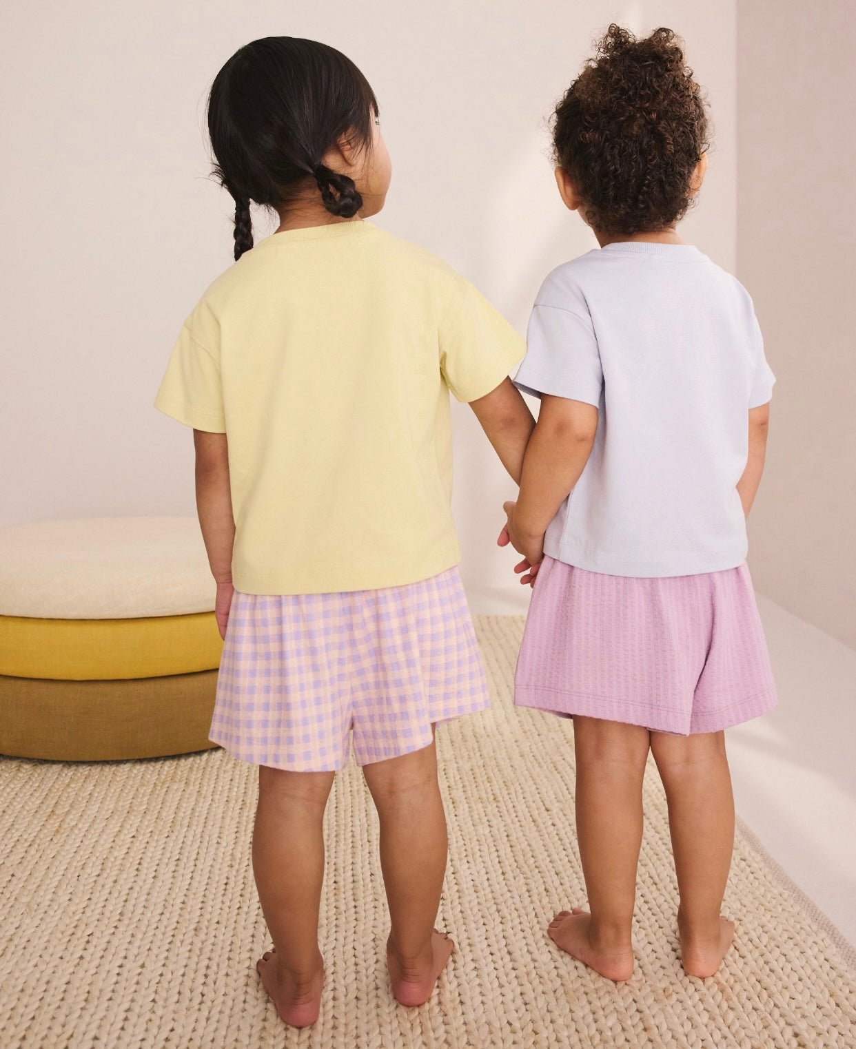Pink/Lilac Pastel Applique Short
Pyjamas 2 Pack