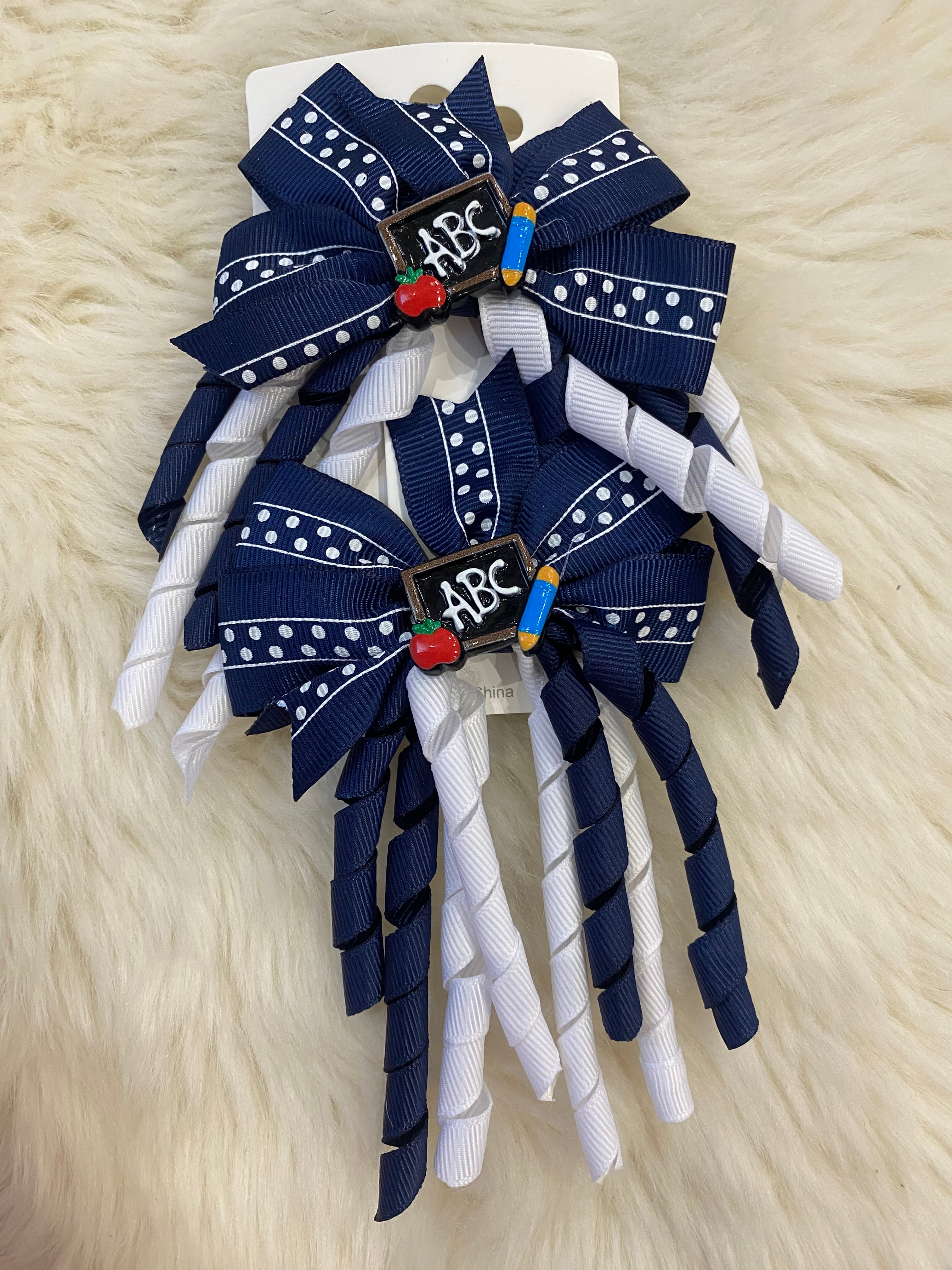 2pcs school hair clips