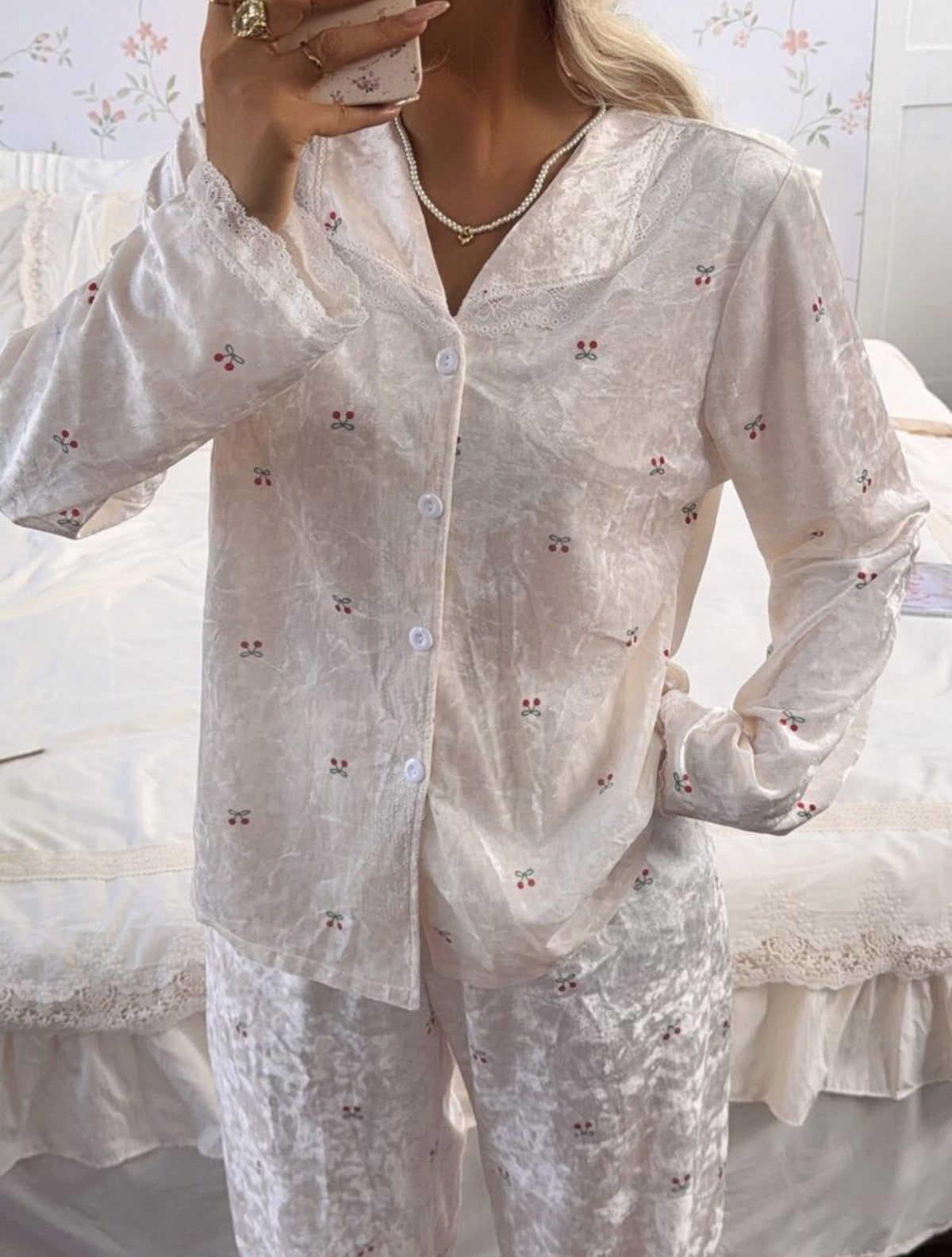Woman Velvet Pyjama