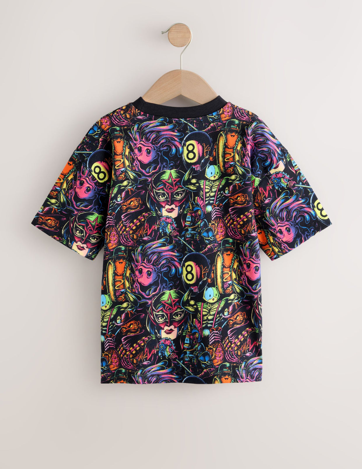 Multi All Over Print Fortnite Print Short Sleeved T-Shirt