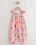 Pink Ice Cream Baby Long Leg Jersey Romper