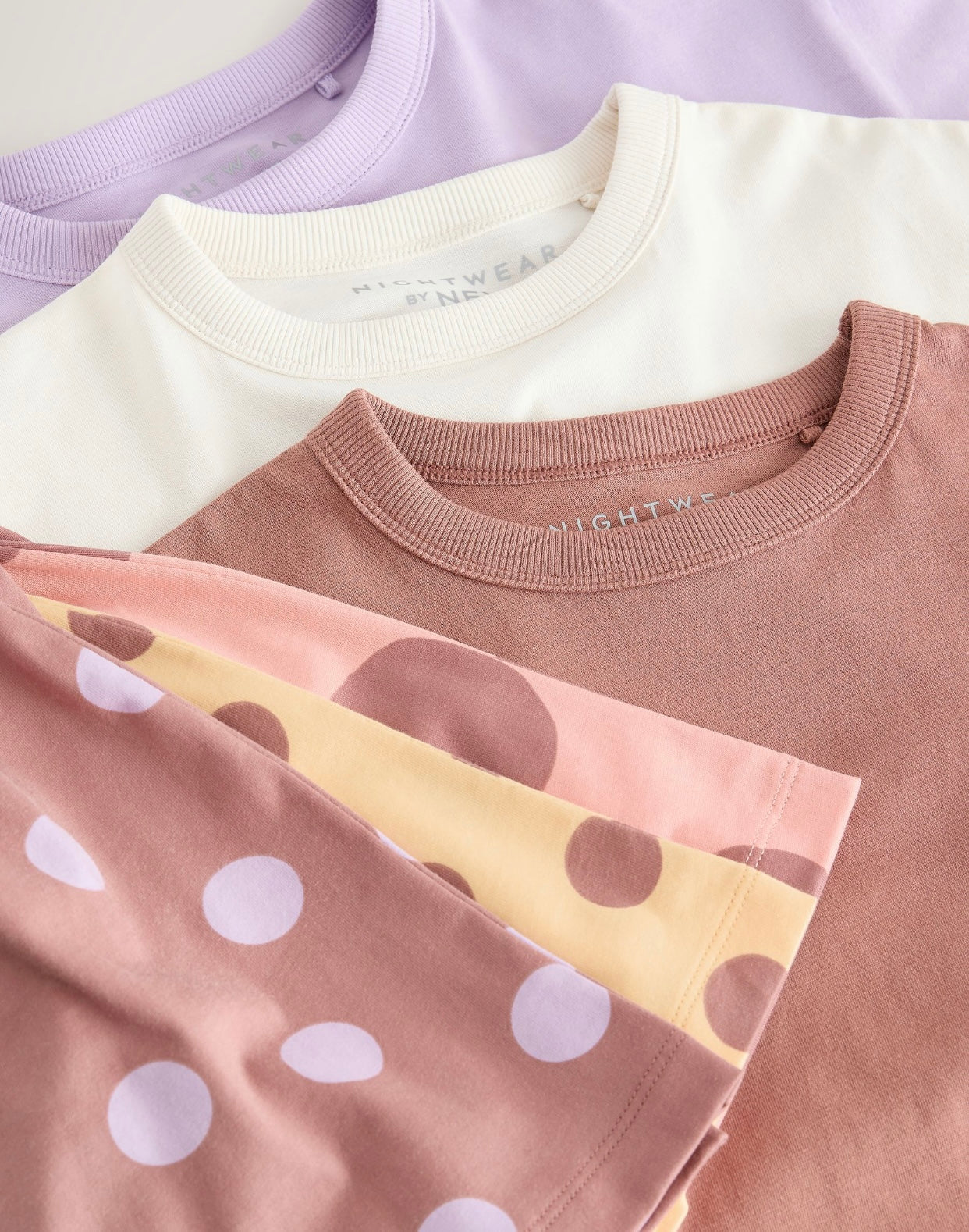 Brown/Yellow Short Pyjamas 3 Pack