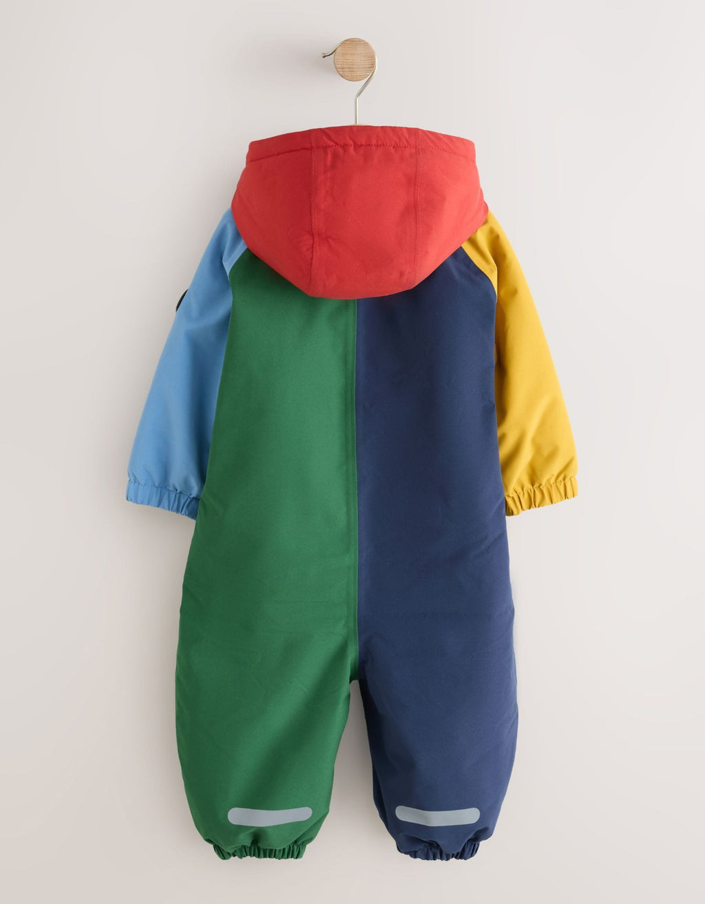 Colour Block Wadded Waterproof Puddlesuit