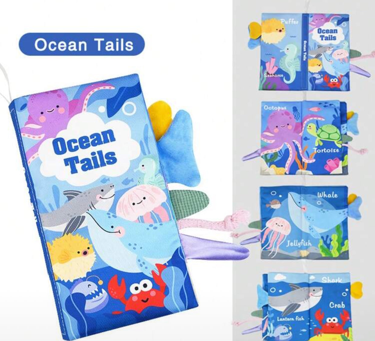 1pc Tearing Tail Book For Babies (immediate)