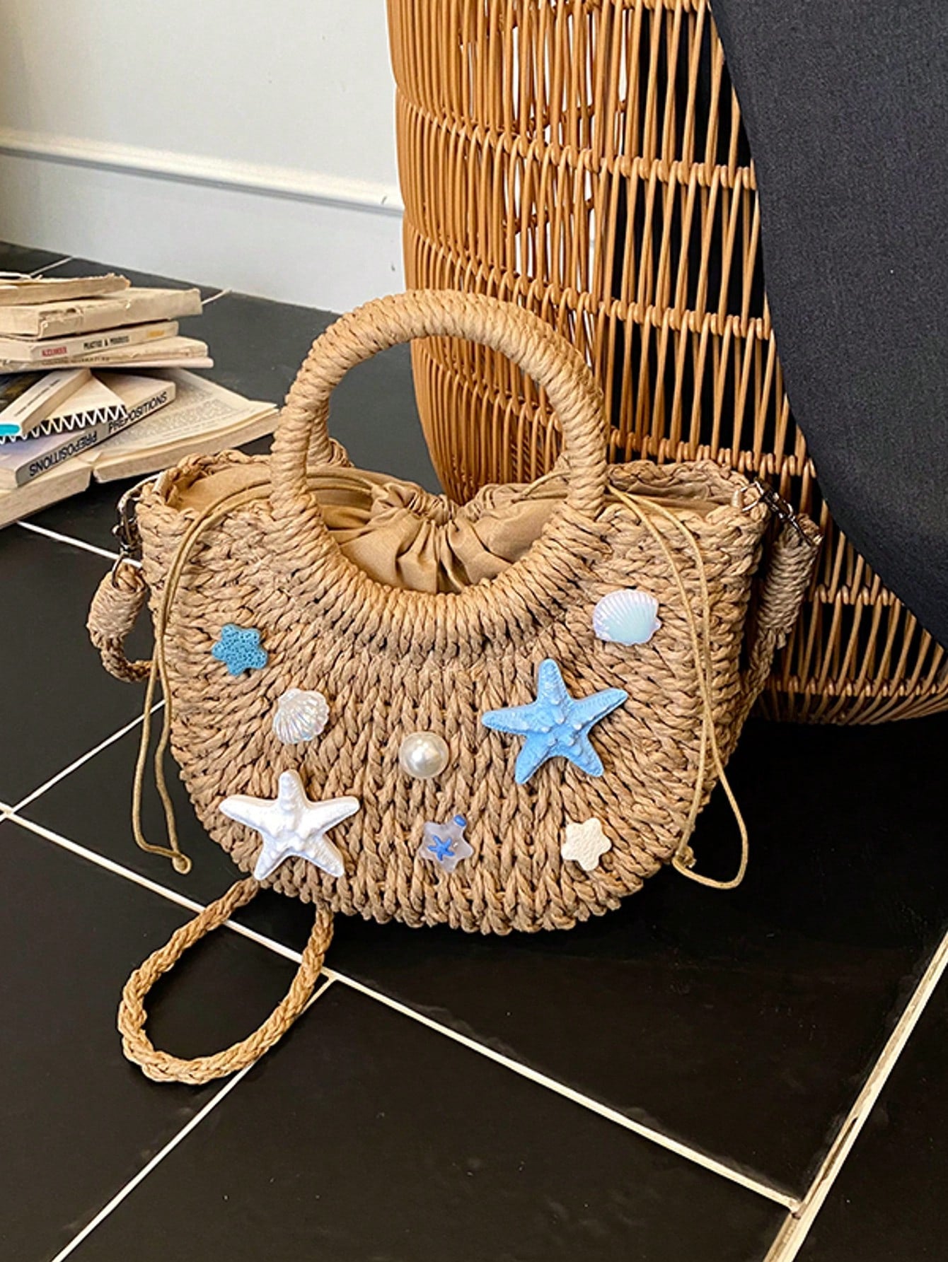 Ocean Woven Beach Bag