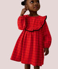 Red Plaid Dress (immediate)