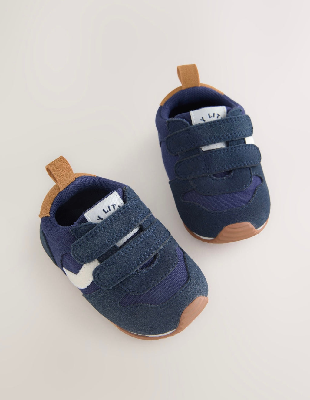 Navy Baby Touch Fastening Trainers
