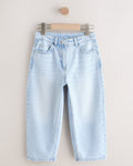 Denim Light Wash Barrel Jeans